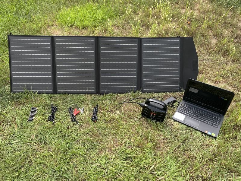 100W draagbaar zonnepaneel