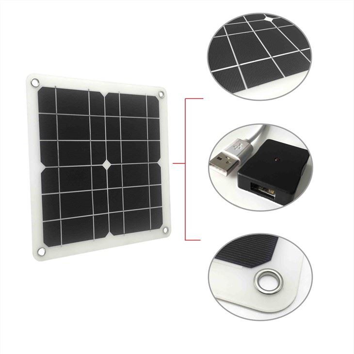 Zonnepaneel 5V USB mobiele telefoon lading