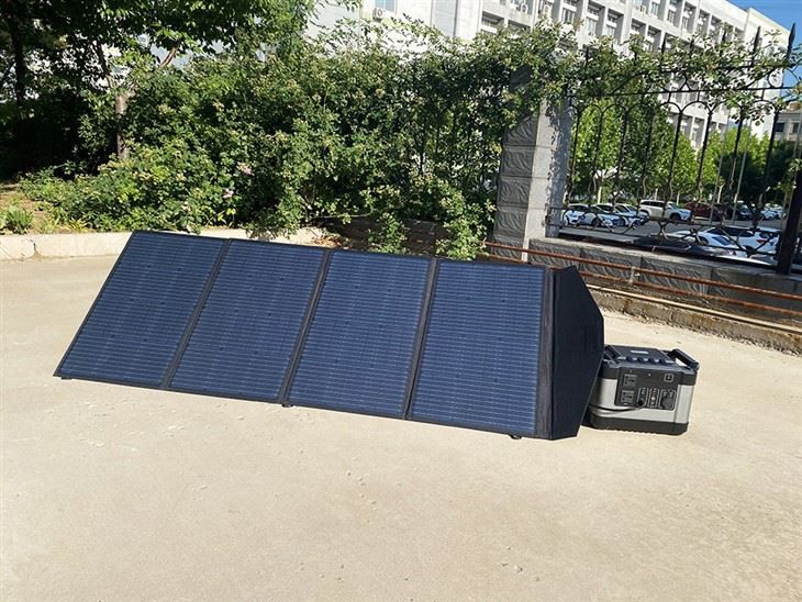 200W draagbaar zonnepaneel voor buiten