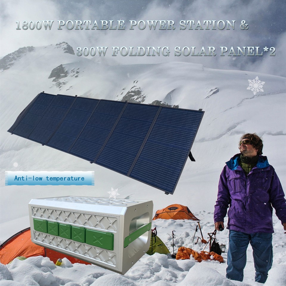 Portable Power Station 2000W anti-lage temperatuur